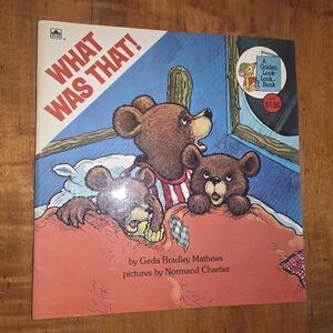 Golden Look-Look Bks.: What Was That! by Geda B. Mathews and Golden Books EXCELL